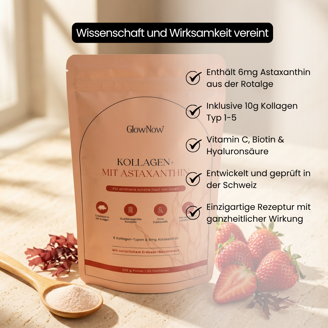 GlowNow Kollagen+ mit Astaxanthin