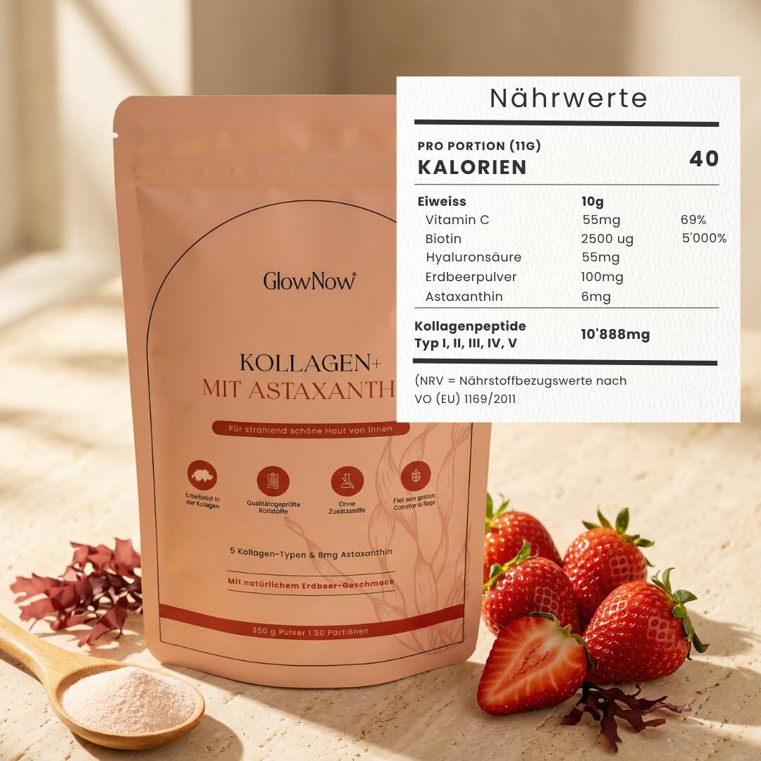 GlowNow Kollagen+ mit Astaxanthin